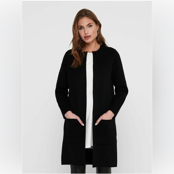 Eileen Fisher Black Cardigan Sweater - Picture 1 of 9